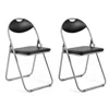 Hivvago 2/4/6 Pieces Portable Folding Dining Chairs Set With Carrying Handles-set Of 2