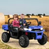 Hivvago 24v Ride On Dump Truck With Remote Control-navy