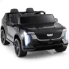 Hivvago 24v Ride On Truck 2-seater Licensed Cadillac With Remote Control In Black