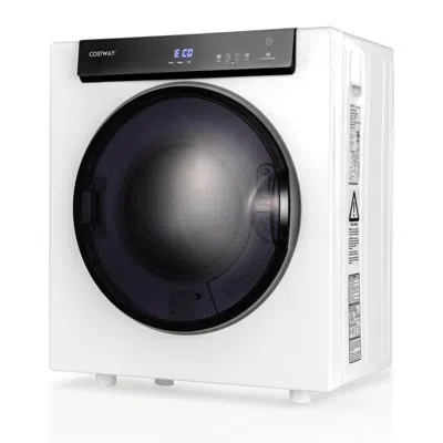 Hivvago 2.6 Cu. Ft Compact Clothes Dryer With Touch Panel And 2 Modes In White