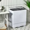 Hivvago 26 Pound Portable Semi-automatic Washing Machine With Built-in Drain Pump-blue