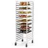 Hivvago 26 X 20 X 70 Inch 20 Sheet Aluminum Pan Rolling Bakery Rack