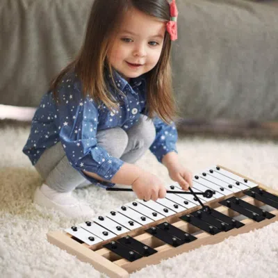 Hivvago 27 Note Glockenspiel Xylophone With 2 Rubber Mallets