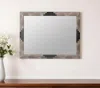 Hivvago 28" Gray Framed Accent Mirror In Gray