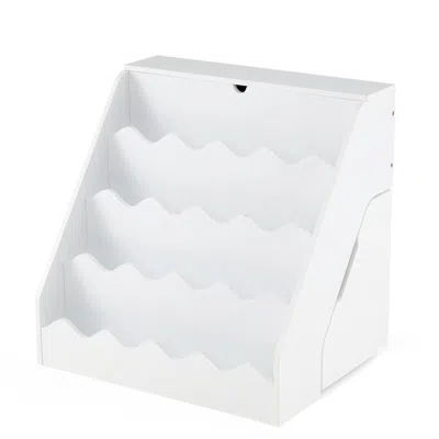 Hivvago 2-in-1 Kids Bookshelf & Toy Storage Organizer