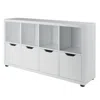 Hivvago 2x4 Storage Cabinet White