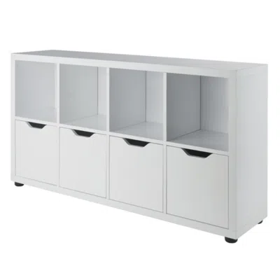 Hivvago 2x4 Storage Cabinet White