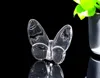Hivvago 3" Clear Crystal Butterfly Figurine Tabletop Sculpture In Transparent