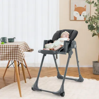 Hivvago 3-in-1 Convertible Baby High Chair For Toddlers-black