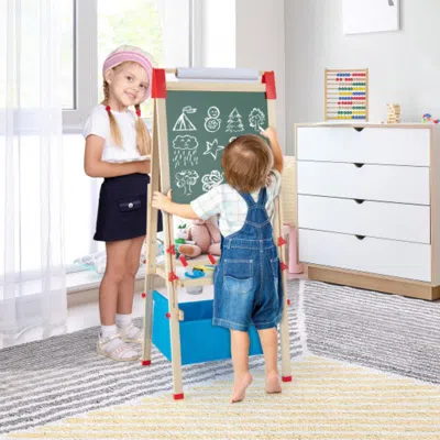 Hivvago 3-in-1 Double-sided Adjustable Kid Easel For 3-8 Years Old Toddlers