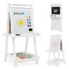 Hivvago 3-in-1 Double-sided Art Easel With Chalkboard And Magnetic Whiteboard
