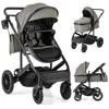Hivvago 3-in-1 Folding Convertible Newborn Stroller With Detachable Bassinet