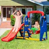 Hivvago 3-in-1 Junior Children Climber Slide Playset
