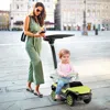Hivvago 3-in-1 Licensed Volkswagen Ride On Push Car With 3-position Adjustable Push Handle-green