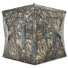 Hivvago 3 Person Portable Pop-up Ground Tent With Ports And Carrying Bag