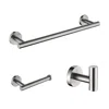 Hivvago 3-piece Bathroom Hardware Set In Metallic