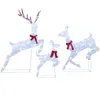Hivvago 3-piece Christmas Pre-lit Lighted Reindeer Family Set
