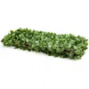 Hivvago 3 Pieces Retractable Artificial Leaf Faux Ivy Privacy Fence Screen Expandable