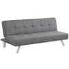 Hivvago 3-seat Convertible Sofa Bed With High-density Sponge For Living Room