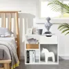 Hivvago 3-tier Side Table With Storage Shelf And Drawer Space