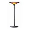 Hivvago 3 Way Metal Body Torchiere Lamp With Conical Mica Shade, Bronze