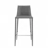 Hivvago 30" Gray Steel Low Back Bar Height Bar Chair In Gray