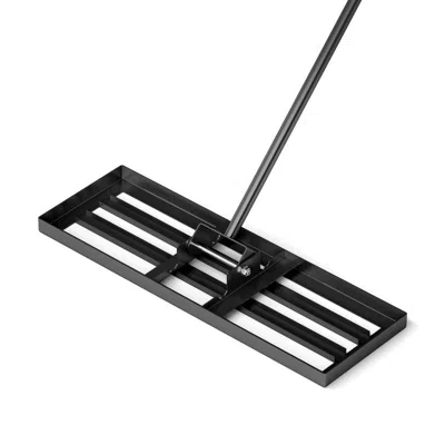 Hivvago 30 X 10 Inch Lawn Leveling Rake With Ergonomic Handle