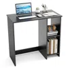 Hivvago 31.5 Inch Modern Home Office Desk With 2 Compartments