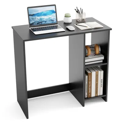 Hivvago 31.5 Inch Modern Home Office Desk With 2 Compartments