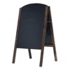 Hivvago 31.5 Inch Wood A-frame Sidewalk Signage Chalkboard