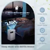 Hivvago 32 Pints Dehumidifier With Sleep Mode And 24h Timer For Home Basement-white