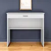Hivvago 32" White Wood Computer Desk With Drawer