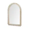 Hivvago 35" Natural Arch Wood Framed Accent Mirror In Neutral