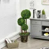 Hivvago 36-inch Artificial Topiary Triple Ball Tree For Indoor And Outdoor
