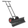 Hivvago 36 Inches Snow Shovel With Wheels And Adjustable Angle