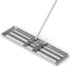 Hivvago 36 X 10 Inch Lawn Leveling Rake With Ergonomic Handle