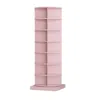 Hivvago 360 Degree Pink Rotating Shoe Cabinet With 7 Layers In Pink