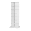 Hivvago 360 Degree White Rotating Shoe Cabinet With 7 Layers In White