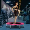Hivvago 38 Inch Mini Folding Trampoline Portable Recreational Fitness Rebounder-gray