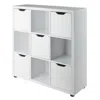 Hivvago 3x3 Storage Cabinet White