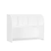 Hivvago 4 Compartment Childrenâ€s Bookcase And Playroom Storage Bookshelf - White In White