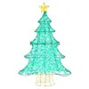 Hivvago 4 Feet Lighted Artificial Christmas Tree With 520 Led Lights And Top Star