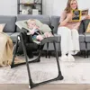 Hivvago 4-in-1 Baby High Chair With 6 Adjustable Heights-gray