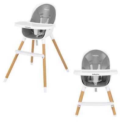 Hivvago 4-in-1 Convertible Baby High Chair Infant Feeding Chair In Multi