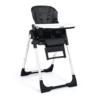 Hivvago 4-in-1 High Chairâ€"booster Seat With Adjustable Height And Recline-black