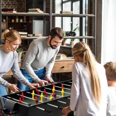 Hivvago 4-in-1 Multi Game Table With Pool Billiards In Black