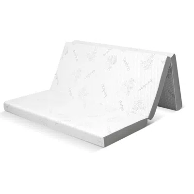 Hivvago 4 Inch Tri-fold Cool Gel Memory Foam Mattress-queen Size