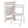 Hivvago 4-pc Folding Chair Set White