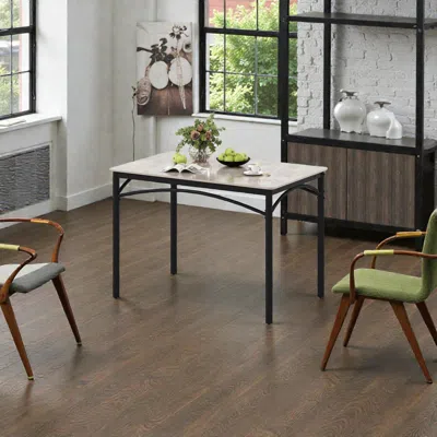 HIVVAGO 4-PERSON RECTANGULAR TABLE FEATURING A SLEEK SINTERED STONE SURFACE