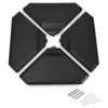 Hivvago 4 Pieces 195 Lbs Patio Cantilever Offset Umbrella Base Weight Sand